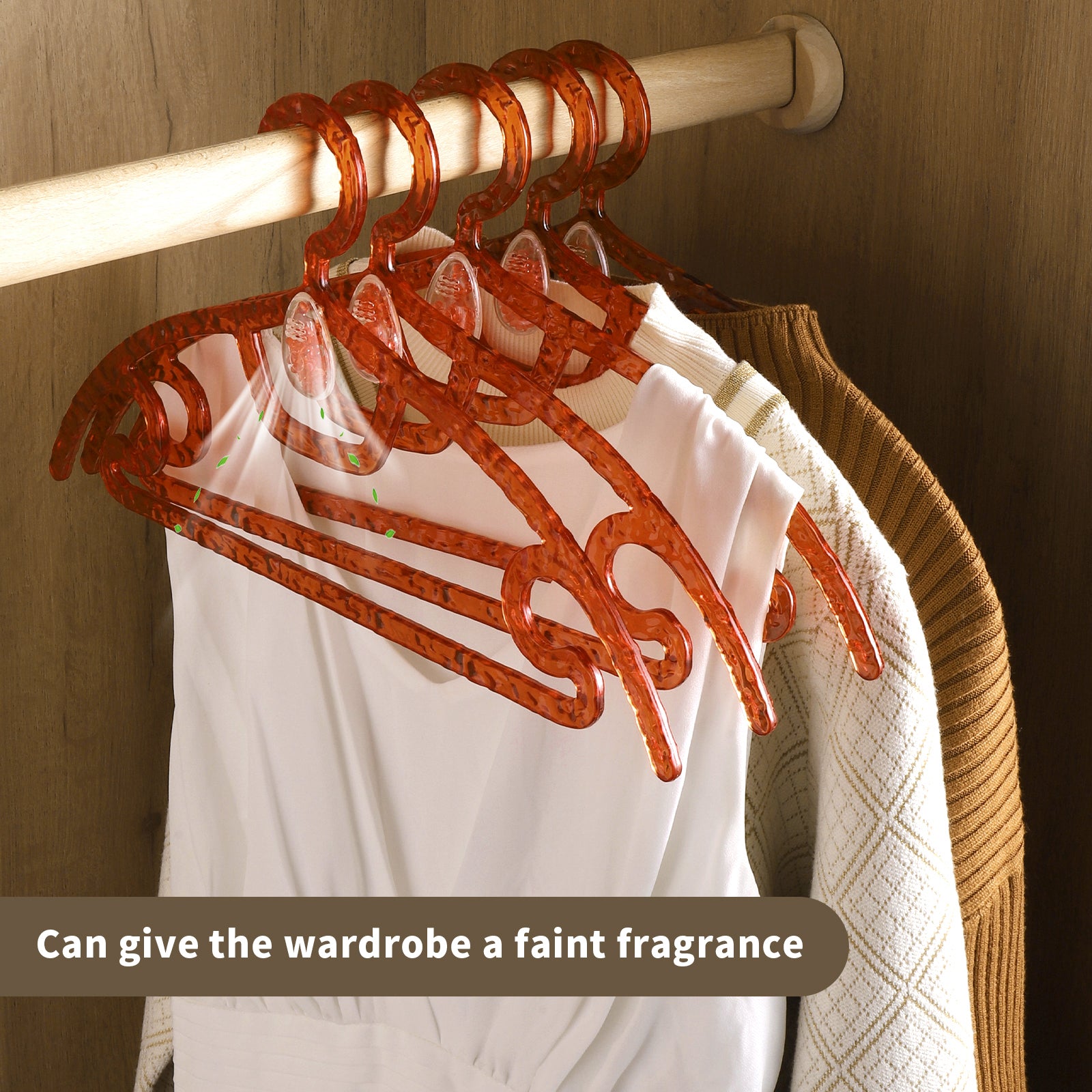Long Lasting Fragrance Clothes Hanger Closet Deodorizer Odor Remover