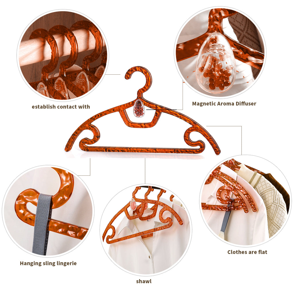 Long Lasting Fragrance Clothes Hanger Closet Deodorizer Odor Remover