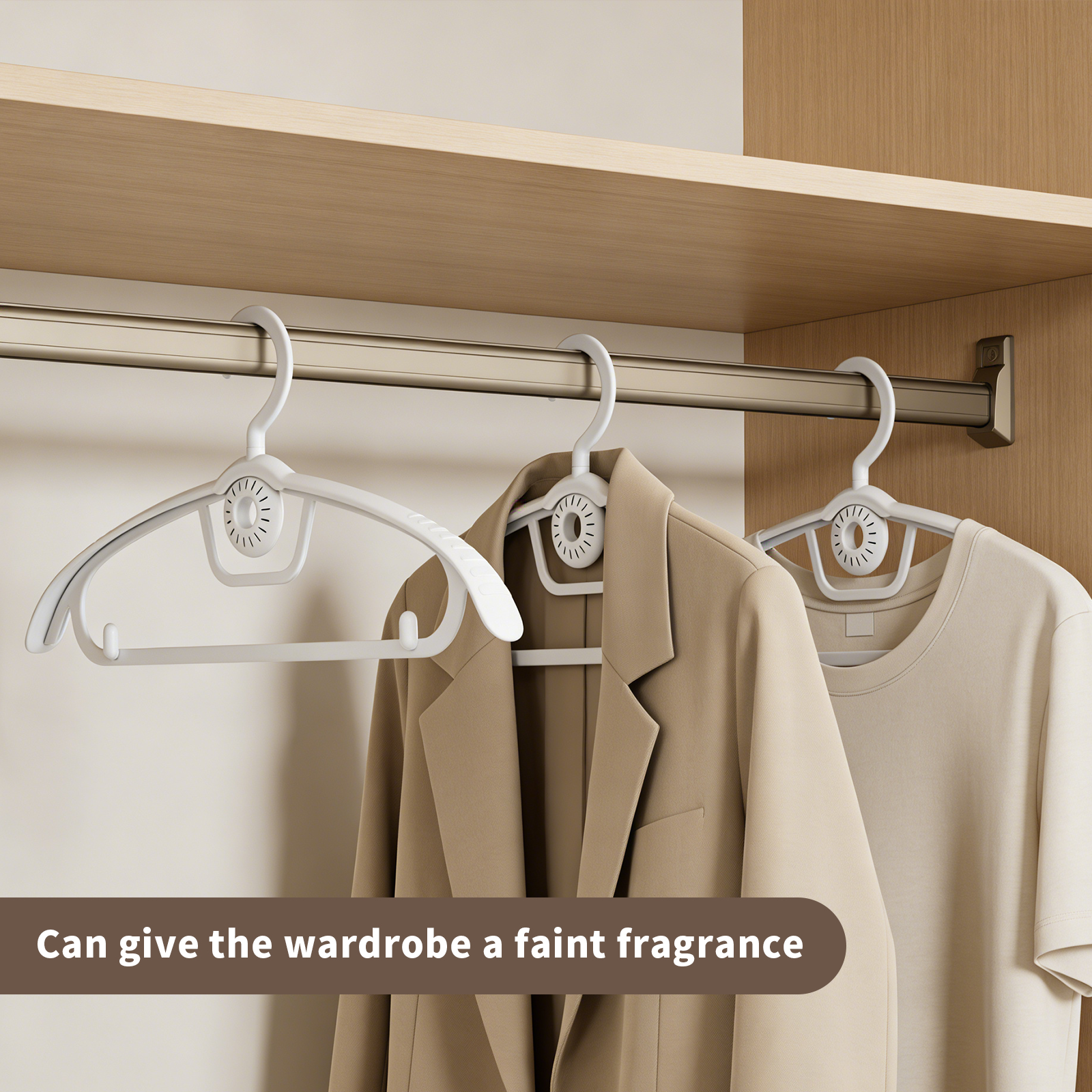 Dehumidifying Hanger | Reusable Moisture Absorber for Closet & Wardrobe