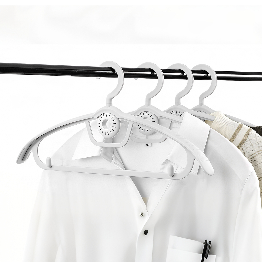 Dehumidifying Hanger | Reusable Moisture Absorber for Closet & Wardrobe