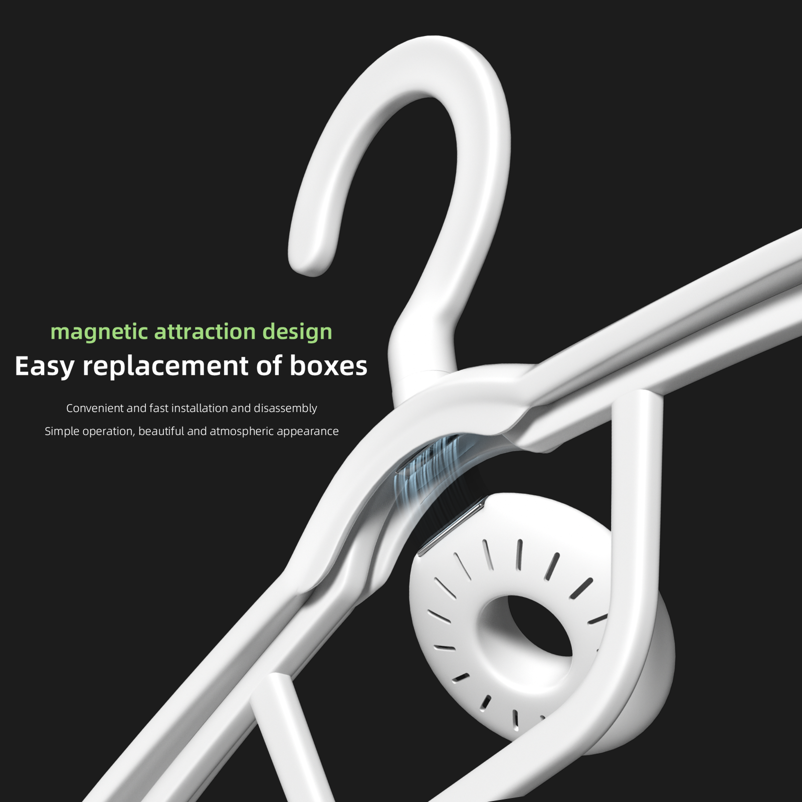 4 Functional Closet Hangers Set | Dehumidify Anti-Mold Anti-Mite Deodorize